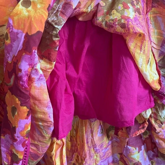 Sundance Blossoms Divine Dress Nectarine Color Way Size Medium - Picture 6 of 6